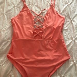 NEVER WORN Pink Lily Btq swimsuit